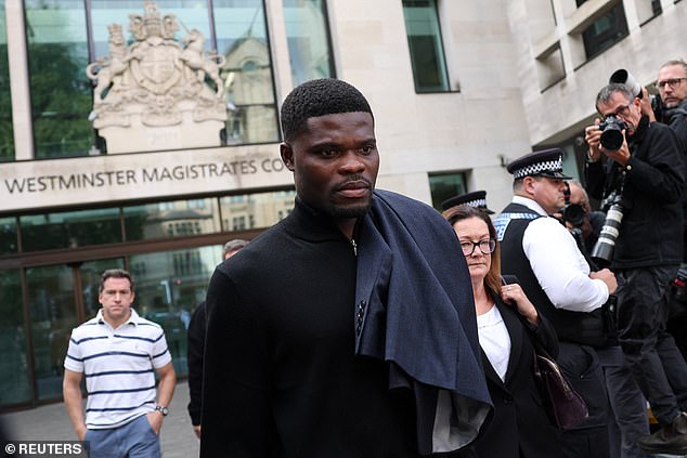 Thomas Partey, who left Arsenal on a free transfer in the summer, is expected at Southwark Crown Court on Wednesday morning