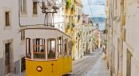 At least 20 people have been hurt after Lisbon's famous Gloria Funicular derailed. (Stock image of Lisbon's Gloria funicular)