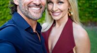 Tim Robards has revealed his shock new look after shaving his facial hair for the first time in 20 years. Pictured Tim and wife Anna Heinrich