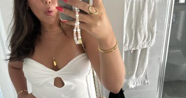 Mia Savage, then 17, (pictured) was sat in the front passenger seat when her brothers Henry Taylor and Harrison Taylor crashed their cars speeding around Poole Harbour, Dorset