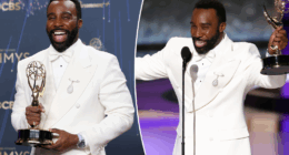 Tramell Tillman wins supporting actor in a drama series, marking historic first at Emmys 2025