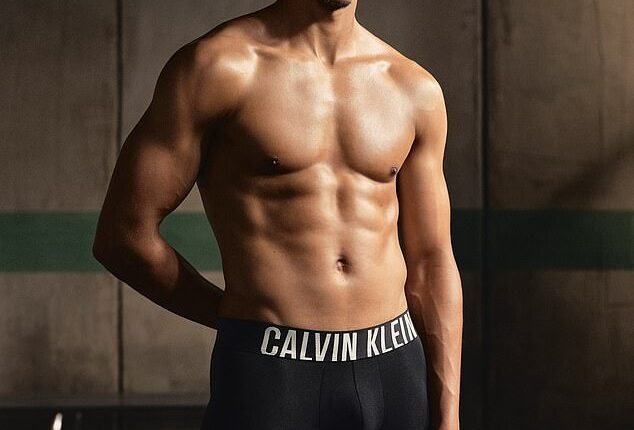 Trent Alexander-Arnold stripped down to his boxers in Calvin Klein's latest advertisement
