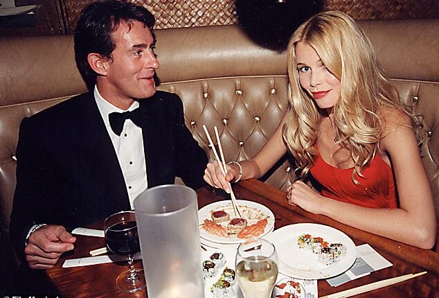 Tim Jefferies, the dashing Mayfair gallery owner, is facing a legal battle over mounting debts (seen at the 2000 Golden Globe party with Claudia Schiffer)