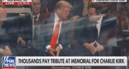 Trump and Elon Musk put feud aside at Charlie Kirk's funeral before president's memorial speech to 200,000: Live updates