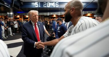 Trump enters Yankee Stadium to boos and ‘USA’ chants as he attends game