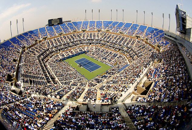 Security measures are in place for President Donald Trump's appearance at the US Open on Sunday afternoon at Flushing Meadows