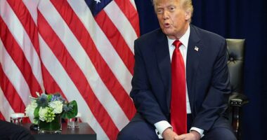 Trump threatens to sue 'Fake News' ABC as Jimmy Kimmel returns to host his late night show after Charlie Kirk comments