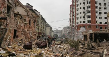 Ukraine-Russia war latest: Girl among four killed in ‘brutal’ attack on Kyiv while Denmark bans drone flights