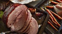 Christmas might be some time away but Waitrose has unveiled its 2025 festive offerings, including a Sweet Cured Gammon with Black Cherry Glaze (pictured)