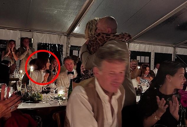 Queen Mary was inadvertently outed as a guest at her friend Caroline Fleming's 50th birthday party when she was seen in the background of a guest's photo that was shared to social media