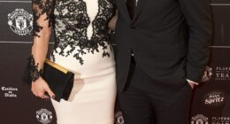 Wayne Rooney  has shared an awkward comment that former Man United boss Louis van Gaal  once made to his wife Coleen (left pictured in 2015)
