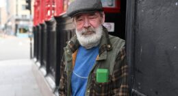 Stewart Smith, 67, (pictured) says he regularly sees drug use in the open outside the shops and bars in Govanhill as well as Glasgow centre