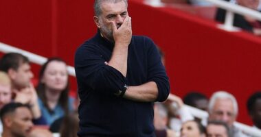 Ange Postecoglou's Nottingham Forest slumped to a 0-3 loss to Arsenal on the Australian's return to the Premier League