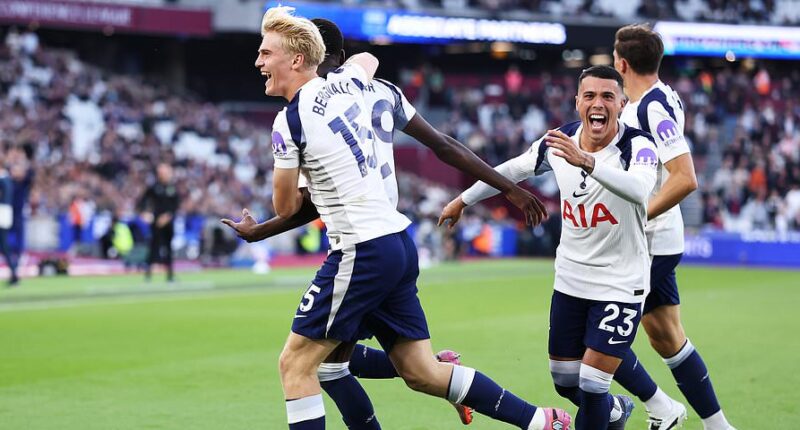 West Ham vs Tottenham - Premier League: Live score and updates as Spurs double lead after Hammers go down to 10 men