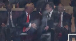 President Donald Trump and billionaire Elon Musk reunited at Charlie Kirk's funeral on Sunday months after their messy public feud