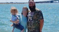 In one image, Sanford poses alongside his wife and son wearing a pro-Trump shirt with the message 'Make Liberals Cry Again'