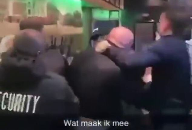 A video circulating on social media appears to show Michael van Gerwen embroiled in a kebab shop brawl