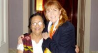 Sarah Ferguson pictured with Jeffrey Epstein's housekeeper Jun-Lyn Fontanilla in February 2010