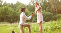 A woman has sparked a fierce debate online after she slammed a family who photobombed her engagement in a public park (stock image)