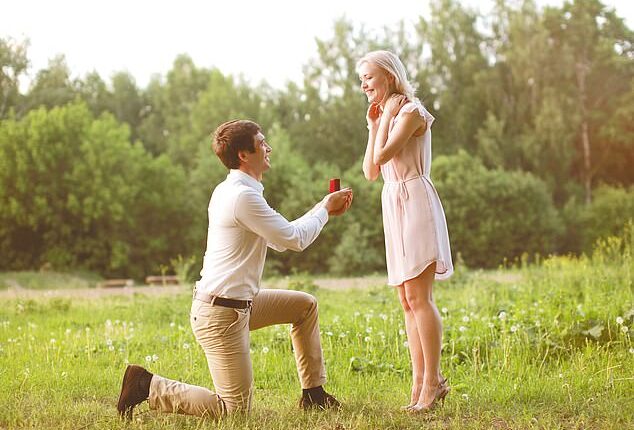 A woman has sparked a fierce debate online after she slammed a family who photobombed her engagement in a public park (stock image)