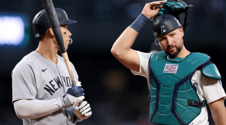 Seattle Mariners catcher Cal Raleigh hits his 60th home run of the 2025 season as he closes in on Yankees star Aaron Judge’s single-season AL record of 62.