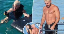 Zac Efron shows off blond hair makeover, buff body during Italy vacation with Nina Dobrev