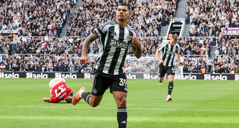 Premier League LIVE: Latest score, team news and updates from all four 2pm kick-offs as deadlock is broken between Newcastle and Nottingham Forest, while Aston Villa and Wolves lead and Everton equalise