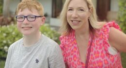 Georgina Fuller's son Eddie was diagnosed with Pathological Demand Avoidance and autism in 2019 (pictured together)