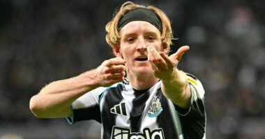 Champions League Live: Latest score, team news and updates as Newcastle double their lead against Jose Mourinho's Benfica with keeper Nick Pope claiming an assist while Man City lead 2-0 in Spain