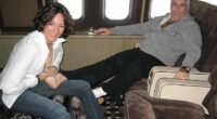 Ghislaine Maxwell and Jeffrey Epstein on the Lolita Express