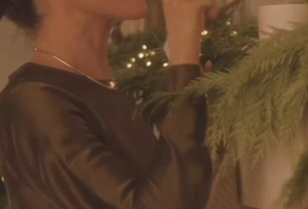 Meghan Markle (pictured) has revealed her first ever Christmas collection with As Ever - including a $64 candle paying tribute to her wedding to Prince Harry