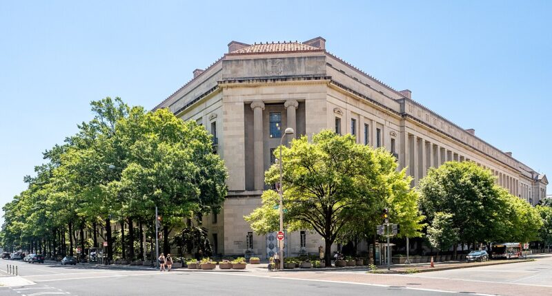 DOJ headquarters building