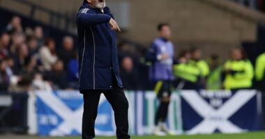 Steve Clarke has been in charge for 72 games, more than any other Scotland manager