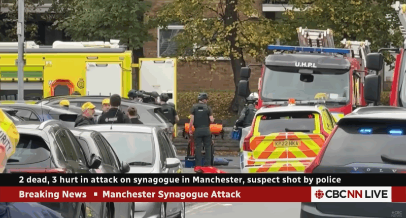 UK synagogue attack.