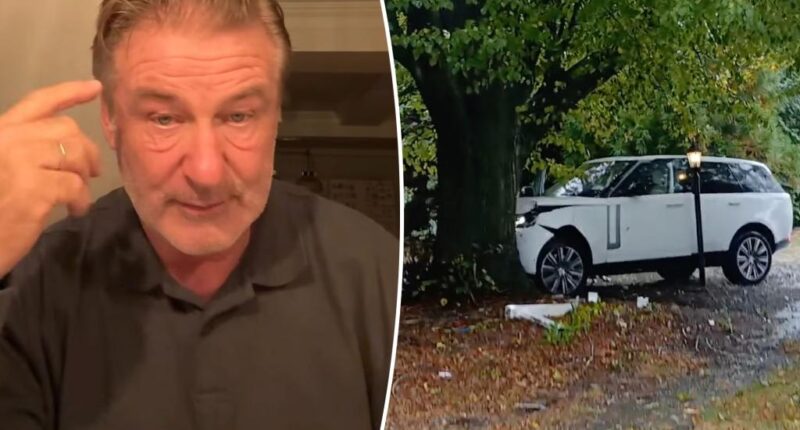 Alec Baldwin addresses crashing wife Hilaria’s car into a ‘big fat tree’