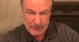 Alec Baldwin blamed his Monday morning car crash in the Hamptons on being cut off by a 'garbage truck the size of a whale' in a video he shared on social media