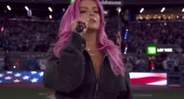 Bebe Rexha 's rendition of The Star-Spangled Banner got mixed reviews on Saturday
