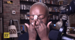 Joy Reid crying.