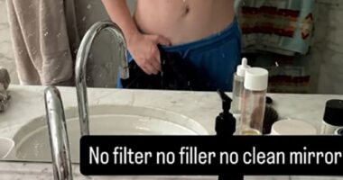 Amy Schumer posted a selfie of her midsection this week. The 44-year-old comedienne appears to have lost at least 40lbs in the past few months as she continues her weight loss journey, the Daily Mail has learned