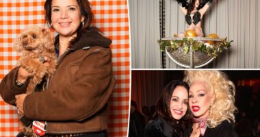 Ana Navarro closed out NYCWFF partying with her poodle at The Wall Street Hotel