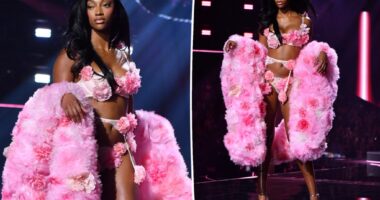 Angel Reese earns her wings during her Victoria’s Secret Fashion Show 2025 runway debut