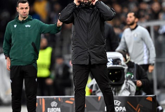 Martin suffers on the touchline in Austria as Rangers endured yet another away-day failure