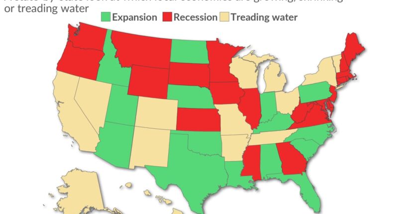 Are we in a recession? Yes — if you live in one of these 22 states.