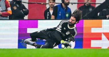 Alisson went down and was forced off during Liverpool's defeat in Istanbul on Wednesday
