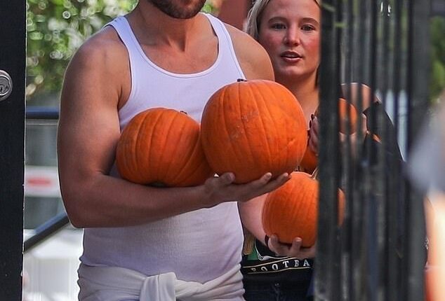 Christopher Schwarzenegger looked just like his bodybuilding and acting legend father Arnold as he continued to showoff his stunning body transformation and red hot romance