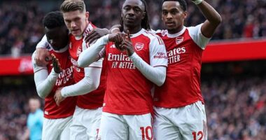 Arsenal beat Crystal Palace 1-0 on Sunday thanks to Eberechi Eze's stunning first half strike