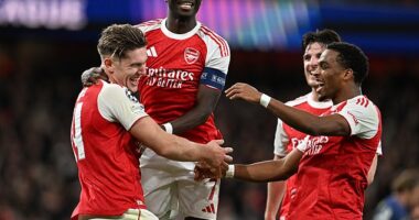 Viktor Gyokeres ended his goalscoring drought by scoring a second-half double