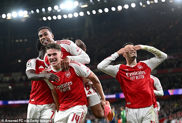 Arsenal saw off a disintegrating Atletico Madrid in style as they ran out the 4-0 winners