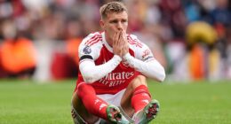 Arsenal have suffered a blow with captain Martin Odegaard picking up yet another injury