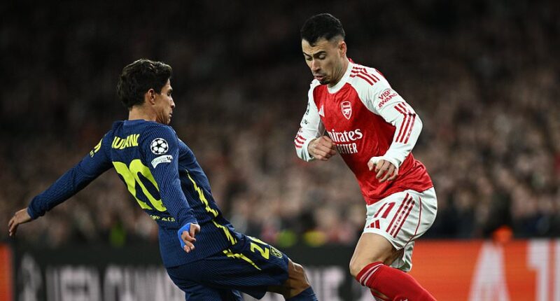 Arsenal vs Atletico Madrid - Champions League LIVE: Latest score, team news and updates as Eberechi Eze and Declan Rice pile pressure on Diego Simeone's side with Premier League leaders looking to impress in Europe